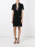mirror embroidered dress