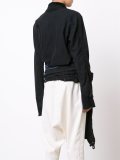 distressed wrap jacket
