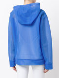 semi-sheer hoodie
