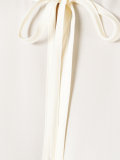 sleeveless tied neck top