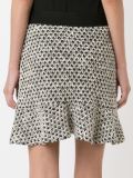 peplum knitted skirt