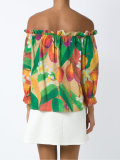 off the shoulder mango blouse