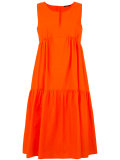 ruffled flared dress