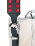 metallic double handles tote