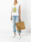 traffic light print T-shirt 
