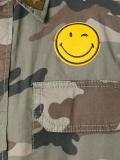 camouflage print shirt