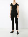 cold shoulder lace up top