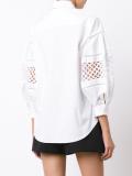 cut-off detailing buttoned blouse
