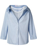 off-the-shoulder layered shirt
