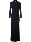 buttoned fitted dress