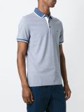 contrast trim polo shirt