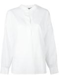gathered back shirt