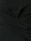 draped front dress
