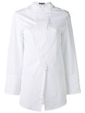 concealed button bib shirt