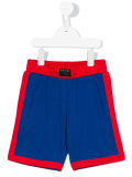 colour block shorts