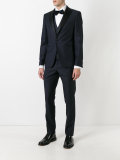 contrast lapel suit
