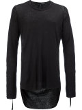 drop hem T-shirt