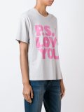 ‘P.S. I love you’印花T恤