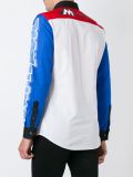 multi logo print shirt