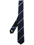 diagonal stripe tie 