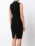embellished high neck dress
