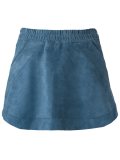leather skort