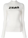 zero印花针织套头衫