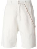 zipper detail shorts 