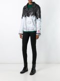 'Painted' biker jacket