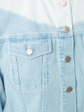 flared-sleeve denim jacket
