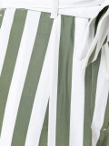 stripe high waist trousers
