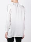 ruffled neck blouse 