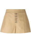 high-waisted shorts