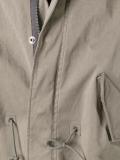 concealed fastening hooded coat