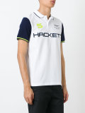 logo print polo shirt