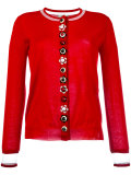 floral placket cardigan 