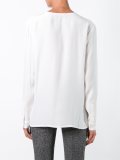 tassel keyhole detail blouse