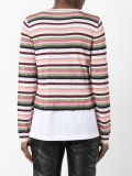 layered striped jumper
