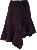 draped asymmetric skirt