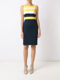striped shift dress
