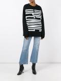 logo print sweatshirt