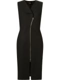 V-neck midi dress