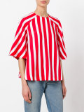 striped oversized T-shirt