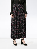Love Blades pleated maxi skirt