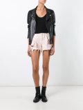 distressed denim shorts