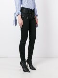 lace-up fastening jeans