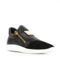 logo stud zip up trainers