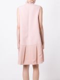 pleated mini dress