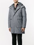 padded hooded coat