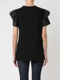 ruffled blouse